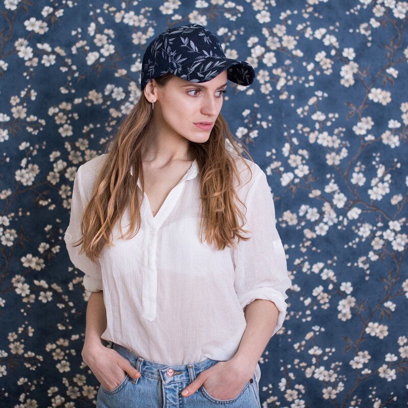 Art Of Polo Woman's Hat cz22181-1 Navy Blue