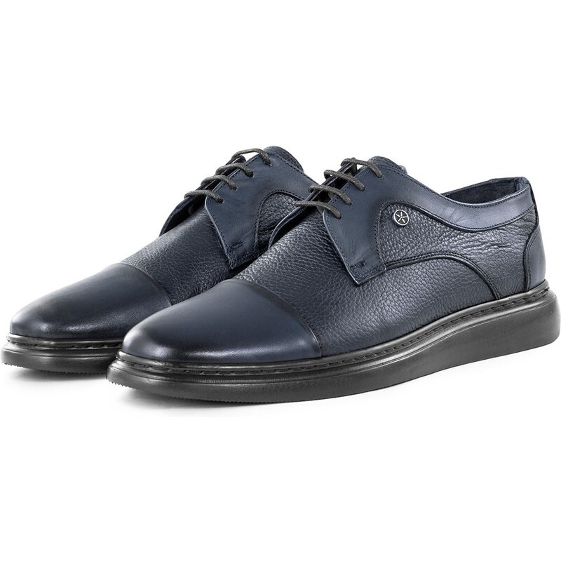 Ducavelli Stern Genuine Leather Men's Casual Classic Shoes, Genuine Leather Classic Shoes, Derby Classic