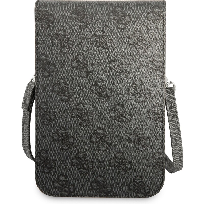 Univerzální pouzdro / taška s kapsou na mobil - Guess, 4G Triangle Logo Bag Gray