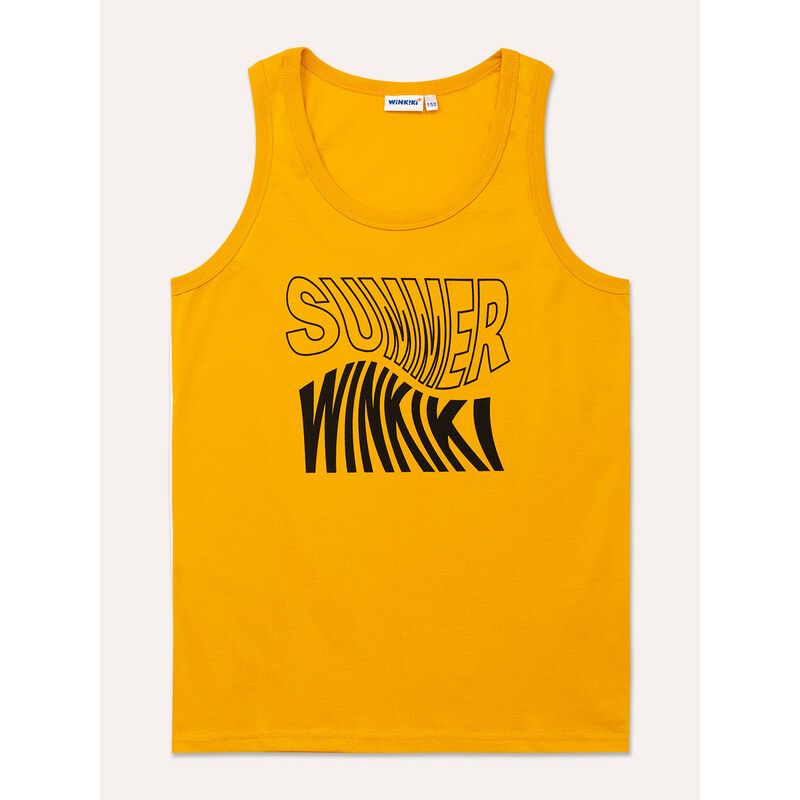 Winkiki Kids Wear Chlapecké tílko Summer - žlutá