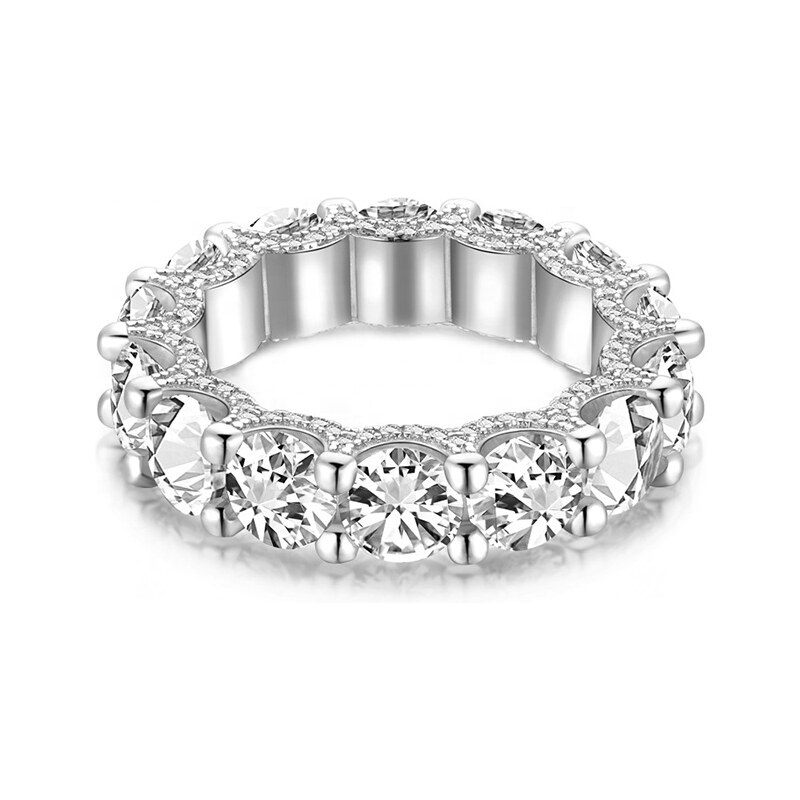 Royal Fashion stříbrný rhodiovaný prsten Pro princeznu HA-GR50-SILVER