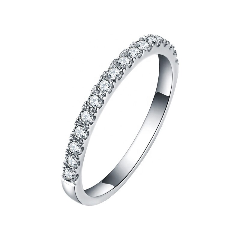 Royal Fashion stříbrný prsten HA-XJZ048-SILVER-MOISSANITE
