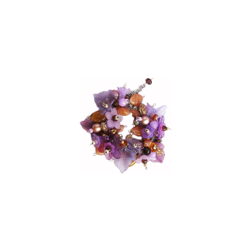 Myšové náramek Lilacs in Amber