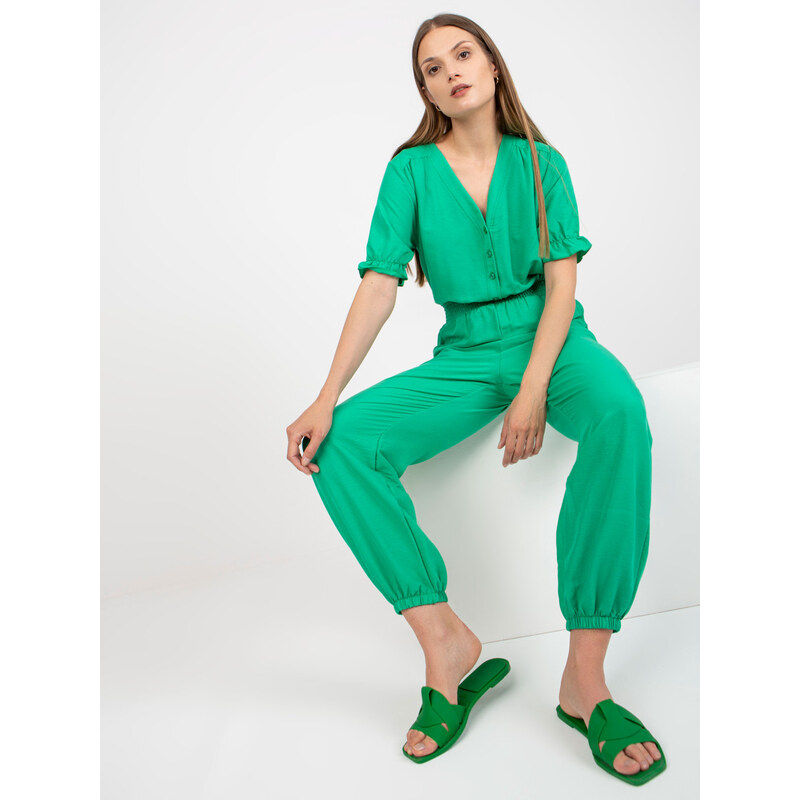 RUE PARIS Jumpsuit-CA-KO-6298.68-green