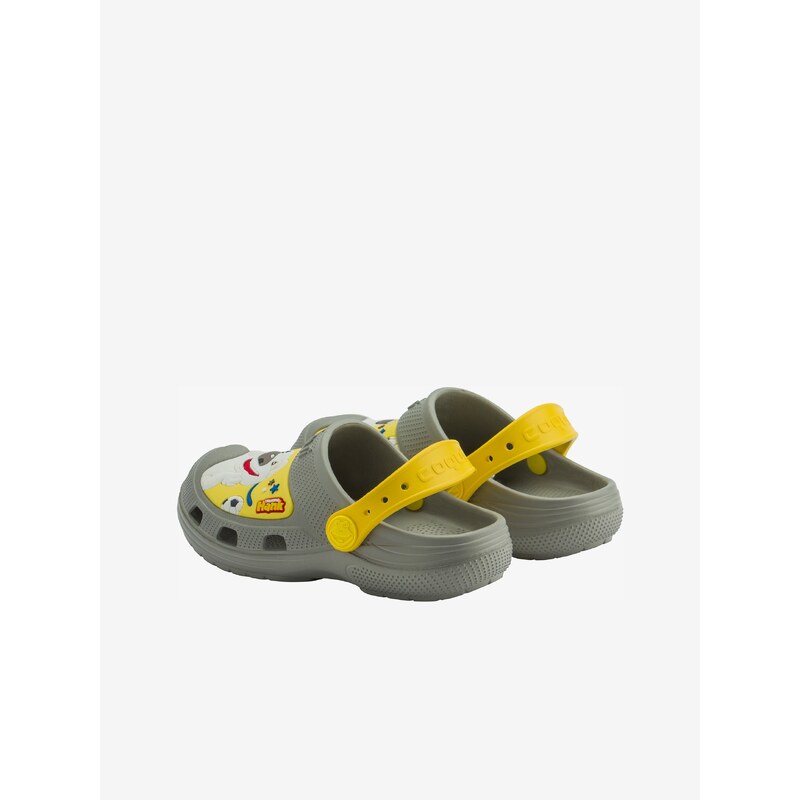 Žluto-šedé dětské pantofle Coqui Maxi Talking Tom And Friends - Kluci