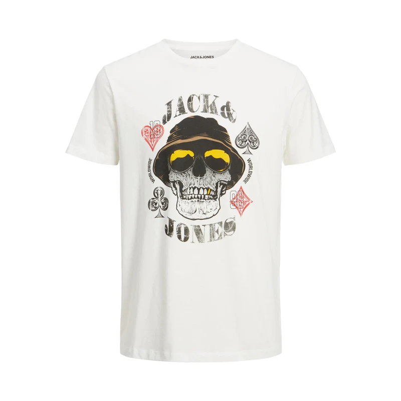 JACK & JONES Tričko Captain žlutá / šedá / červená / černá /