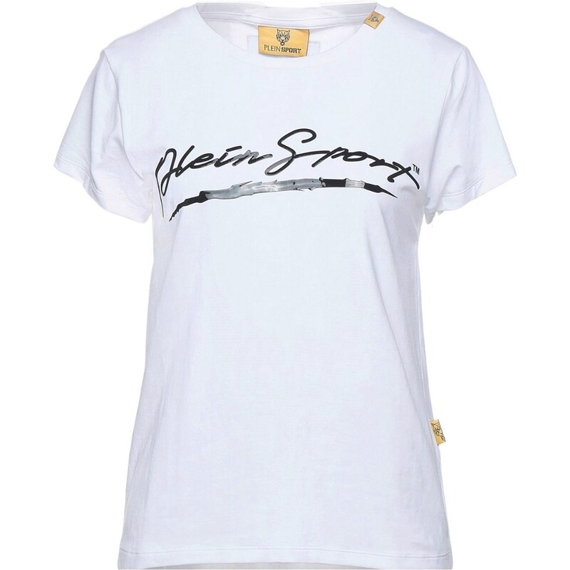 PLEIN SPORT Sign White tričko 115414672