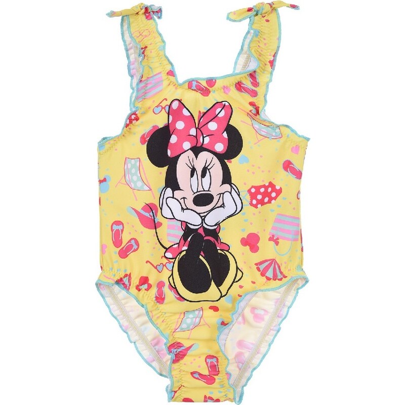 ŽLUTÉ JEDNODÍLNÉ PLAVKY DISNEY BABY MINNIE MOUSE Žlutá