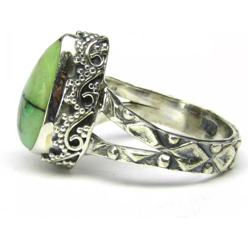 AutorskeSperky.com - Stříbrný prsten s opálem - S6746