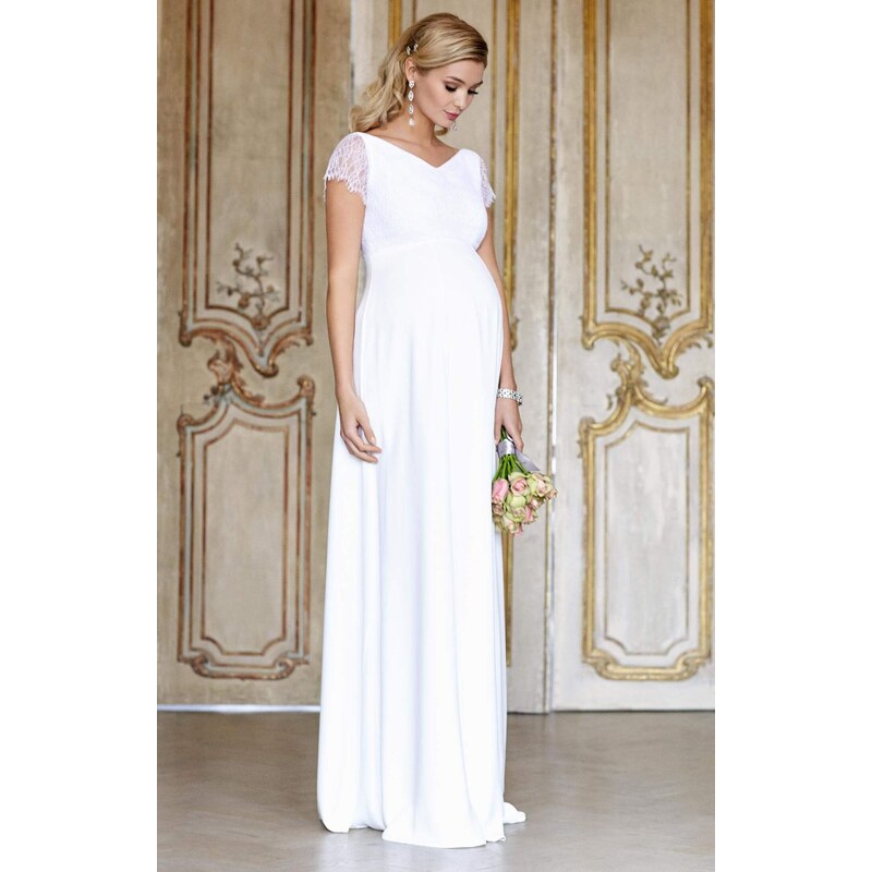 Tiffany Rose Těhotenské svatební šaty dlouhé ELEANOR
