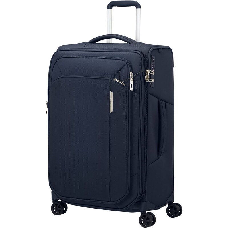 Samsonite Látkový cestovní kufr Respark M EXP 82/92 l tmavě modrá