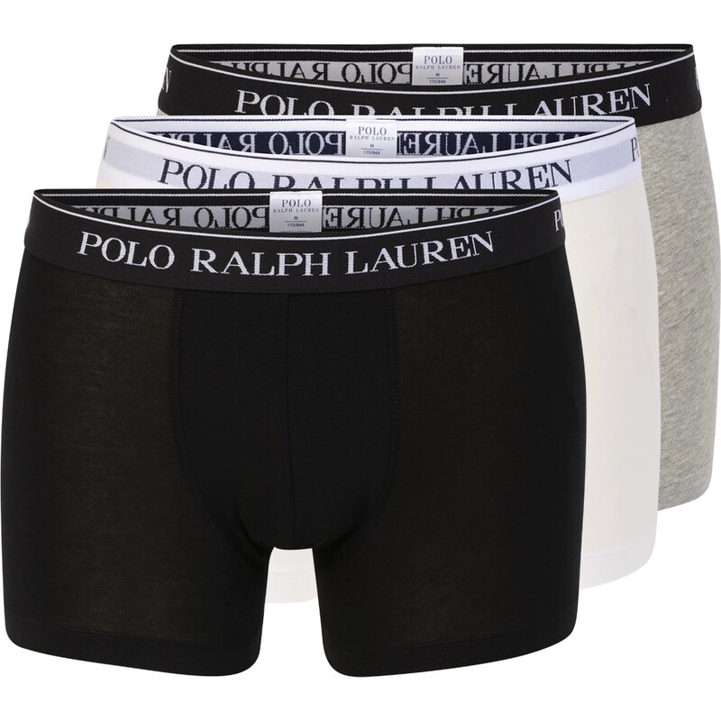 Polo Ralph Lauren Boxerky šedý melír / černá / bílá / offwhite