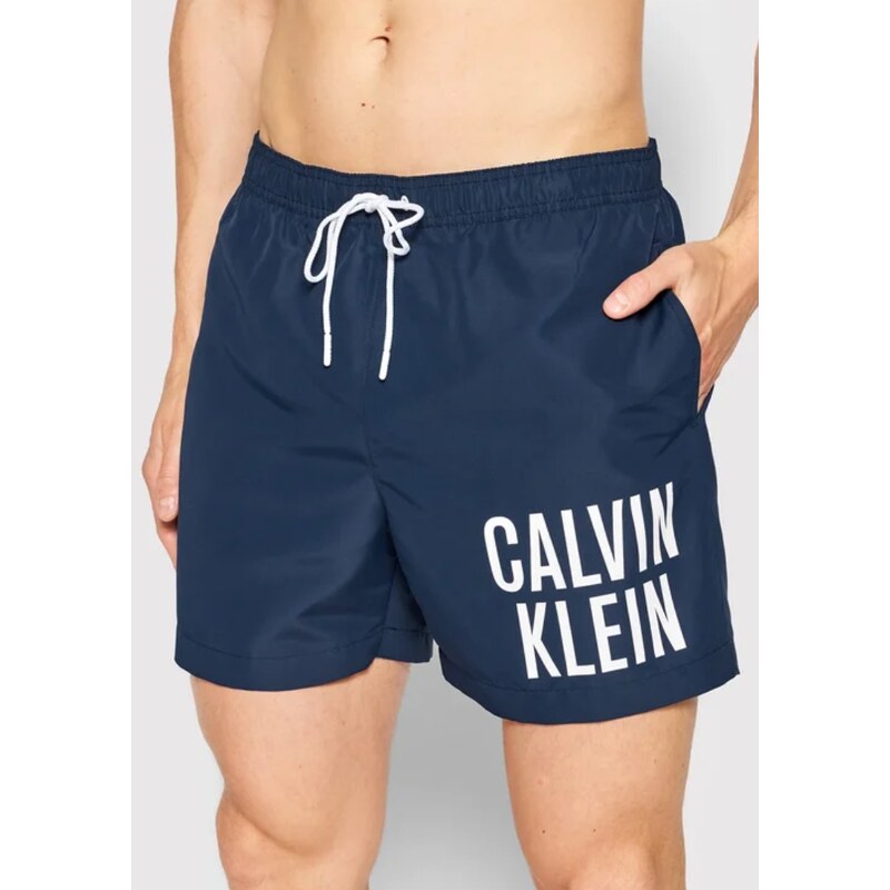 Pánské plavky Calvin Klein KM0KM00701 Tm. modrá