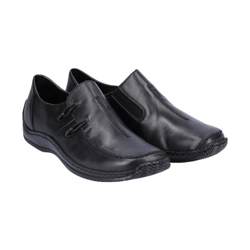 Kožené dámské polobotky Rieker L1751-00 černá 72108352