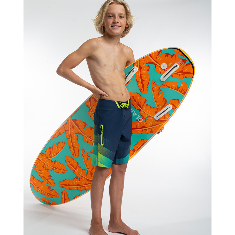OLAIAN Chlapecké surfařské kraťasy 900 zelené