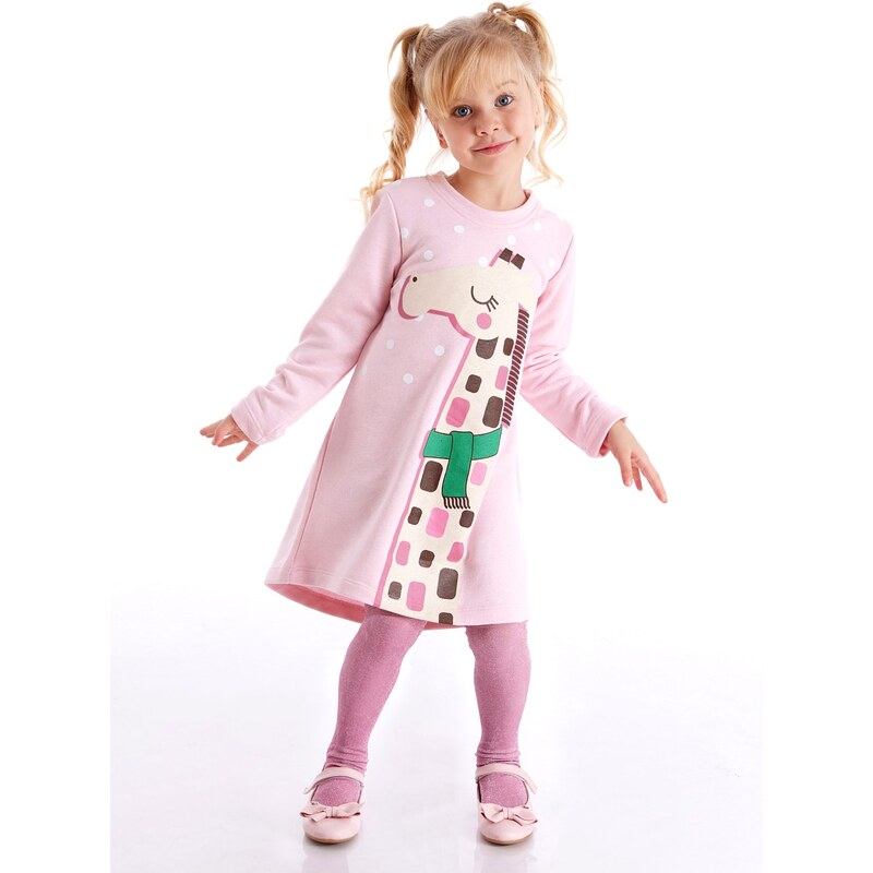 Denokids Cool Giraffe Girls' Dress