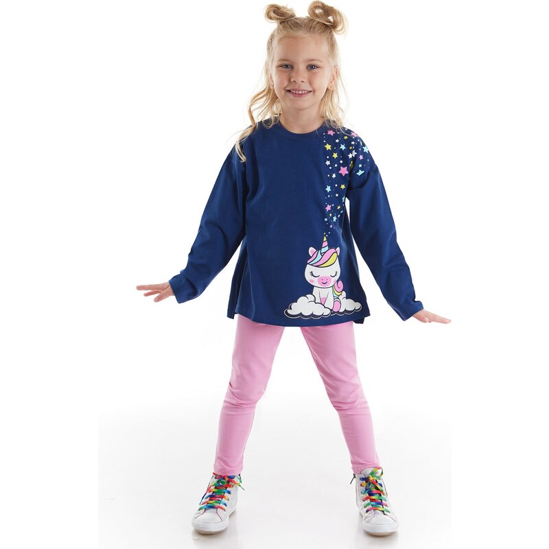 Denokids Star Unicorn Girls Kids Tunic Leggings Suit