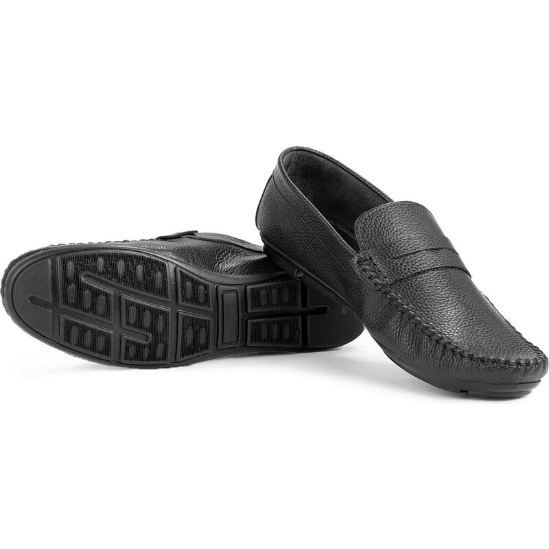 Ducavelli Artsy Genuine Leather Men's Casual Shoes, Rog Loafers.