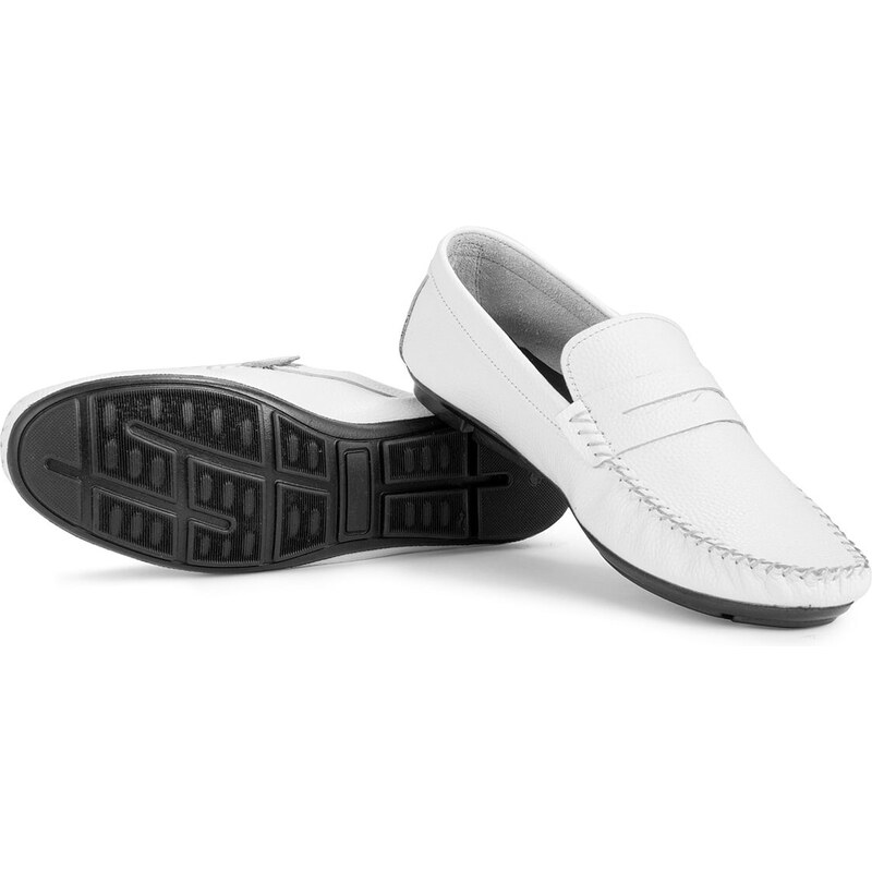 Ducavelli Artsy Genuine Leather Men's Casual Shoes, Rog Loafers.
