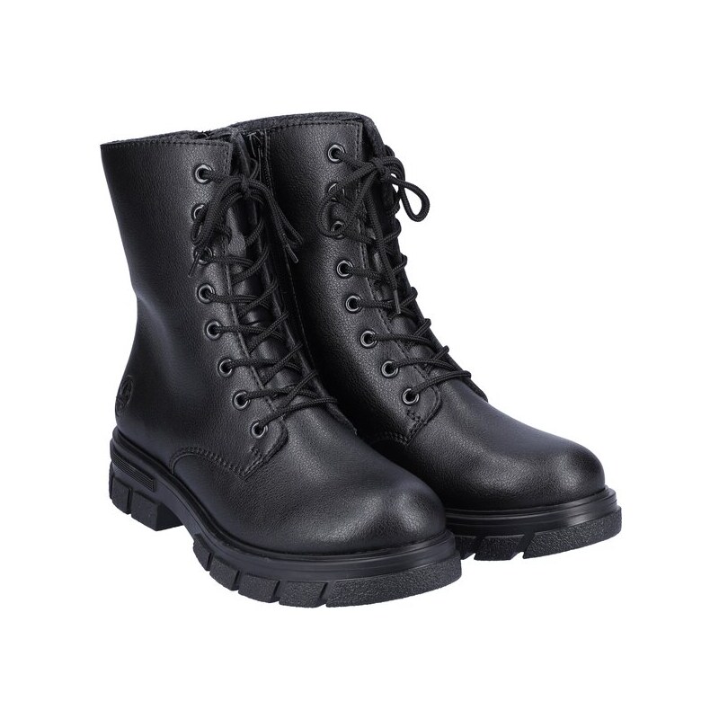 Kotníková obuv v army stylu Rieker Z9120-01 černá 72149592