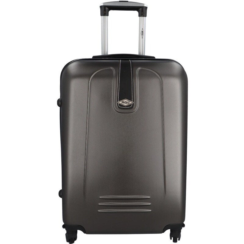 RGL Plastový cestovní kufr Peek, tmavě šedá XL