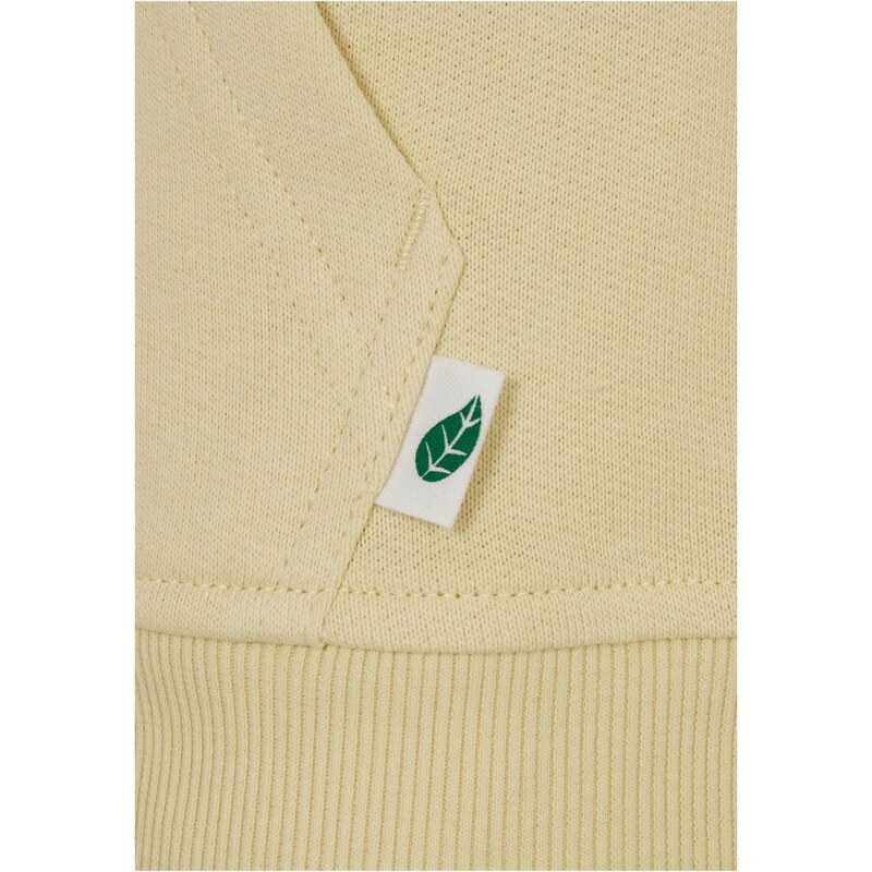URBAN CLASSICS Ladies Organic Terry Zip Hoody - softyellow
