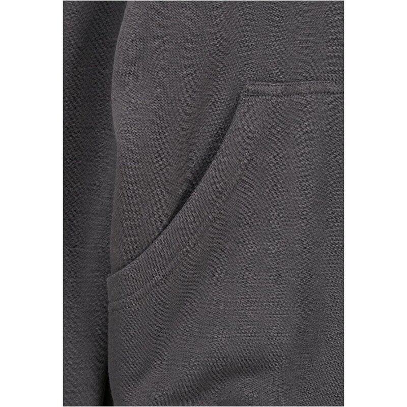 URBAN CLASSICS Organic 90's Zip Hoody - darkshadow