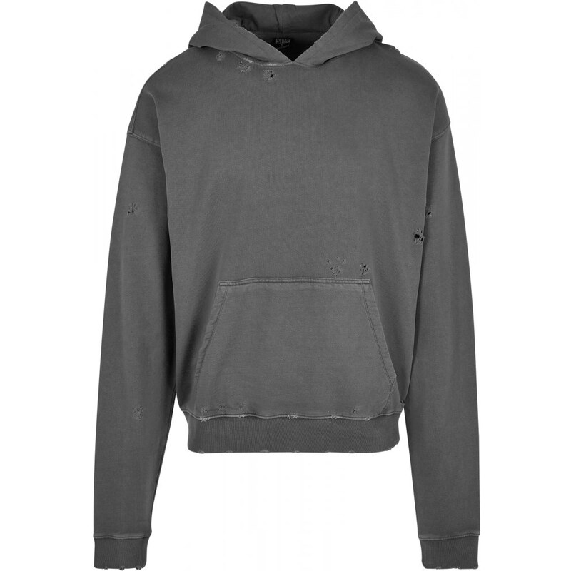 Pánská mikina Urban Classics Distressed Hoody - darkshadow