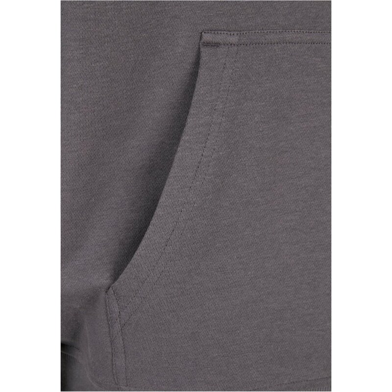 Šedá pánská mikina Urban Classics Boxy Zip