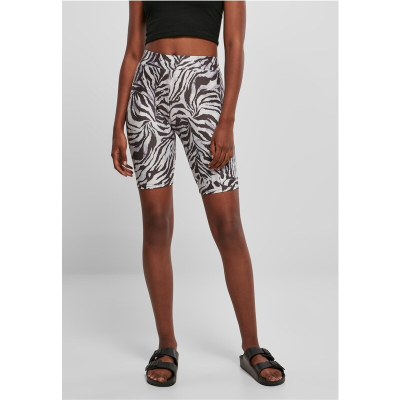 UC Ladies Dámské měkké AOP Cycle Shorts blackzebra