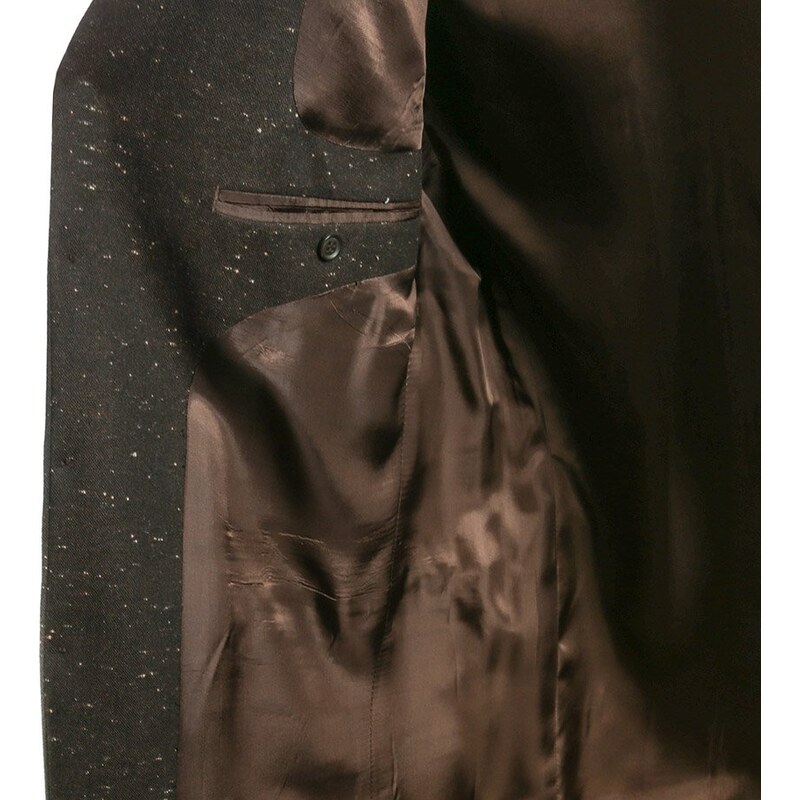 Arno CENTONE KTS-0076-07 hnědé prskané pánské sako