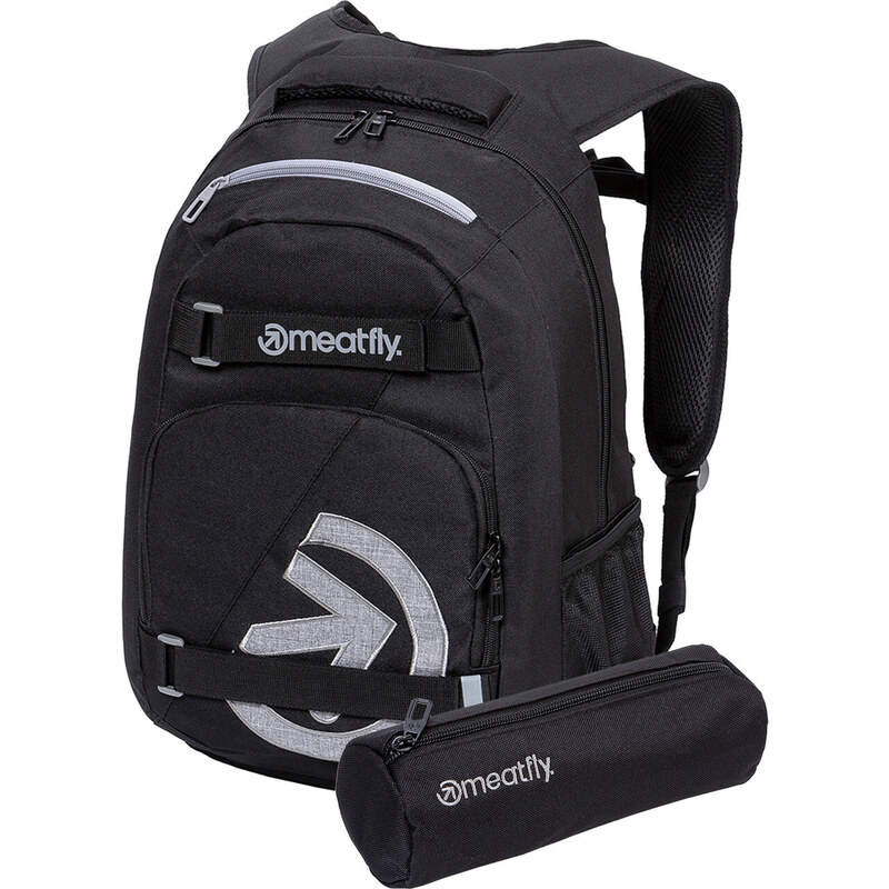 Meatfly Batoh Exile - Black - 24 L + PENÁL ZDARMA