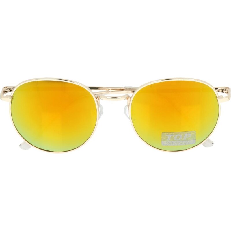 Sunmania Oranžové sluneční brýle pilotky Oval Classic 87958651