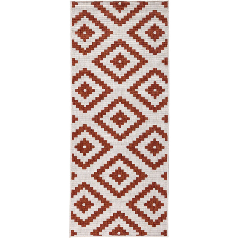 NORTHRUGS - Hanse Home koberce Kusový koberec Twin-Wendeteppiche 103130 terra creme – na ven i na doma - 80x150 cm