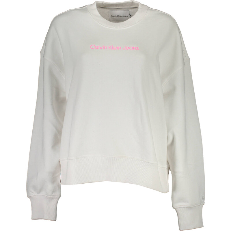 Bílá mMikina Calvin Klein
