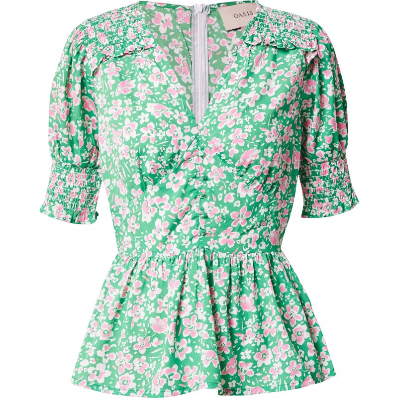 Oasis Halenka zelená / světle růžová / bílá 109815167