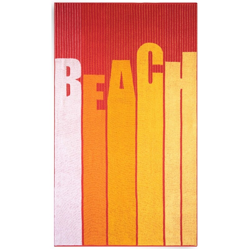 Plážová osuška oranžová Beach