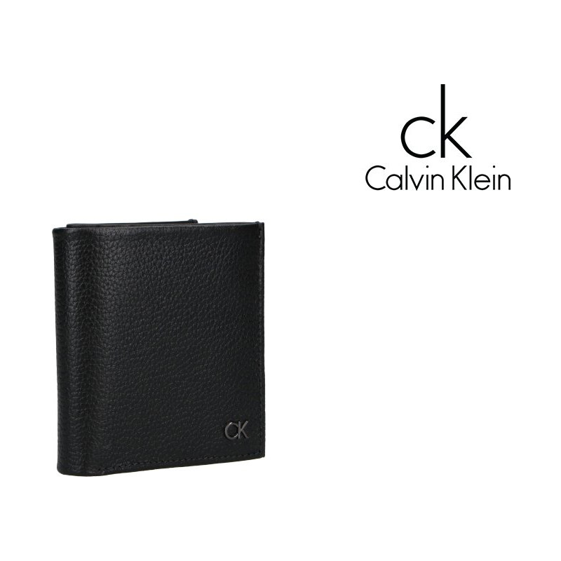 Calvin Klein pánská peněženka CK PEBBLE TRIFOLD 6CC COIN