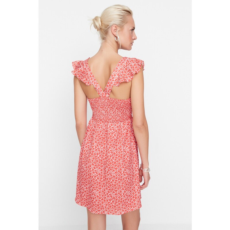 Trendyol Red Dress With Back Detail