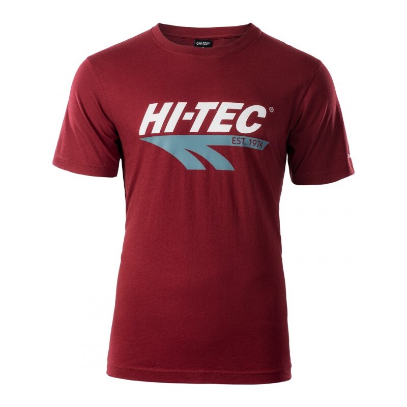 HI-TEC RETRO Pánské sportovní triko s krátkým rukávem červené