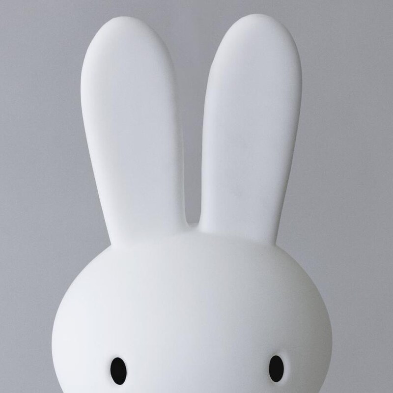 Bílá plastová dětská LED lampa Mr. Maria Miffy XL 80 cm