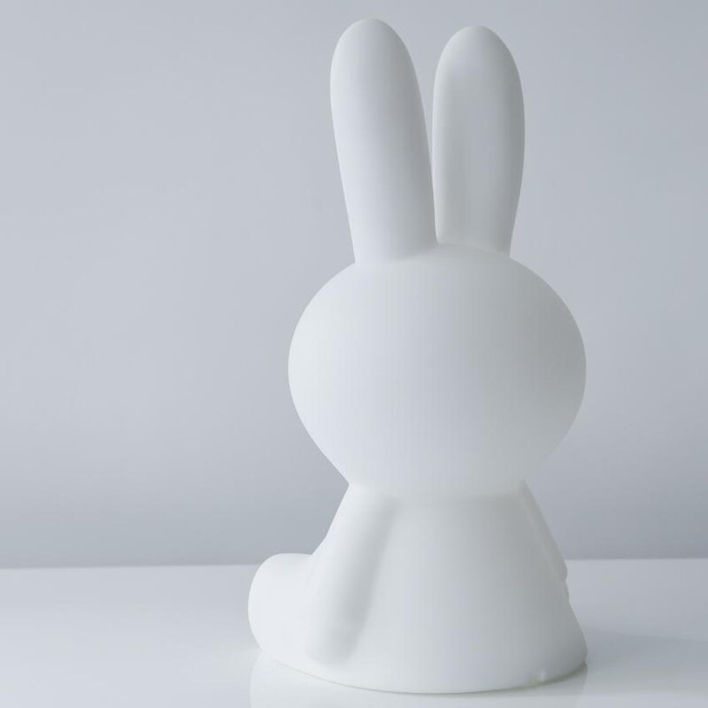 Bílá plastová dětská LED lampa Mr. Maria Miffy XL 80 cm