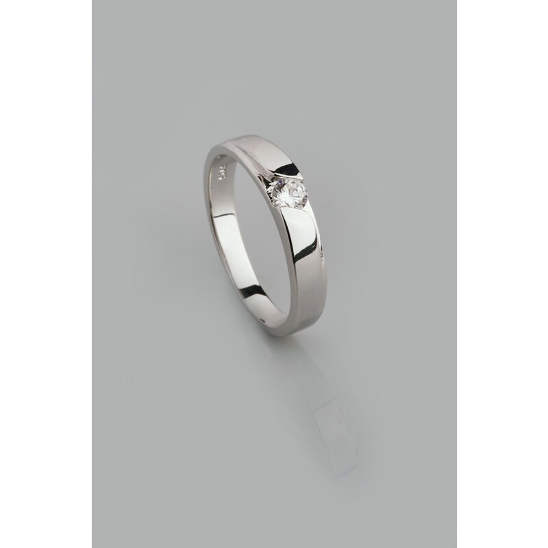 Stříbrný prsten s kubickými zirkony PK051