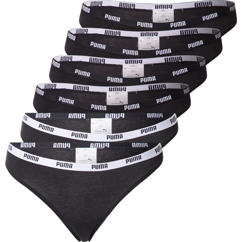PUMA Tanga černá / bílá