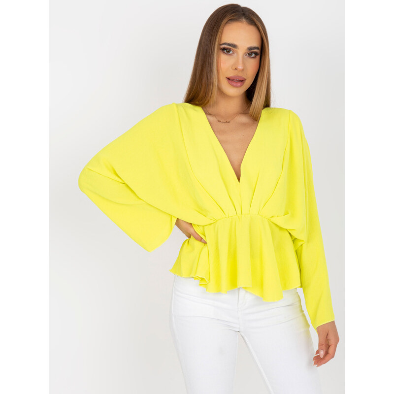 Italy Moda Blouse-DHJ-BZ-11979.67-yellow