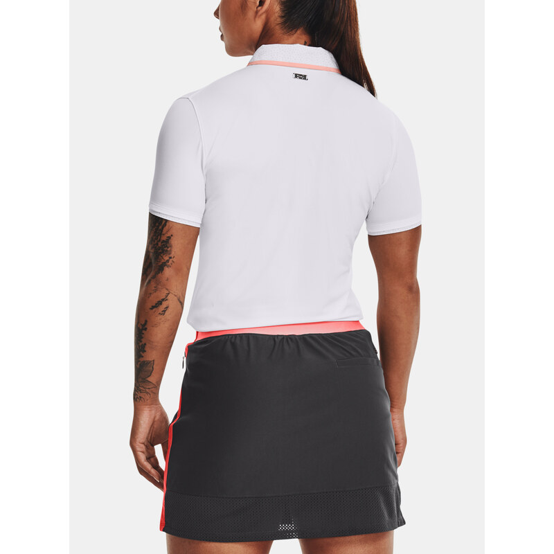 Under Armour Tričko UA Iso-Chill SS Polo-WHT - Dámské