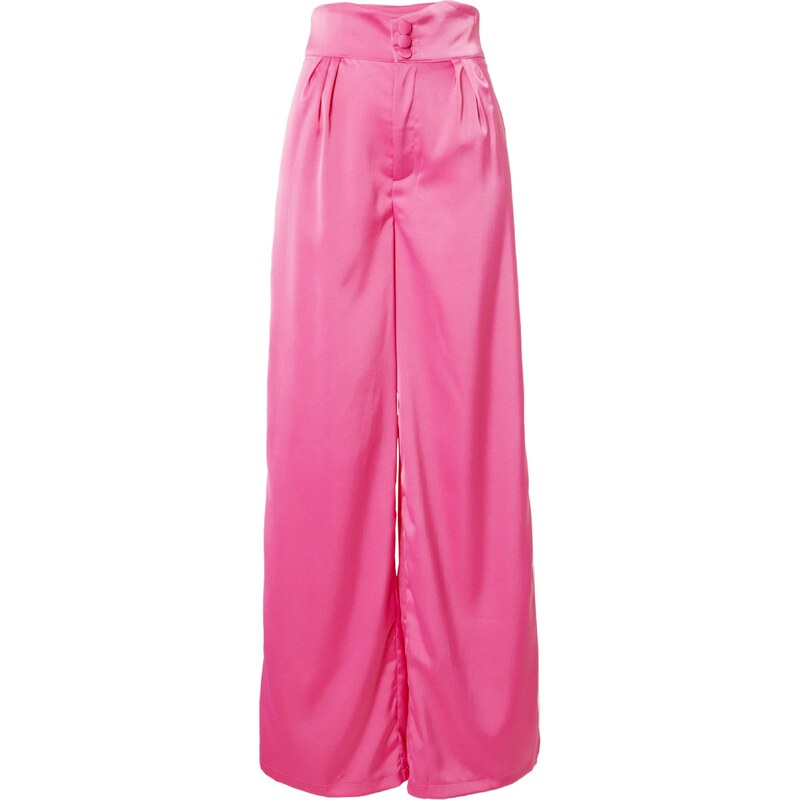 Nasty Gal Kalhoty se sklady v pase pink