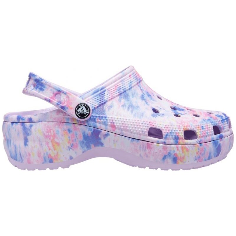 Crocs Classic Platform Tie Dye W 207151 5PT dámské žabky