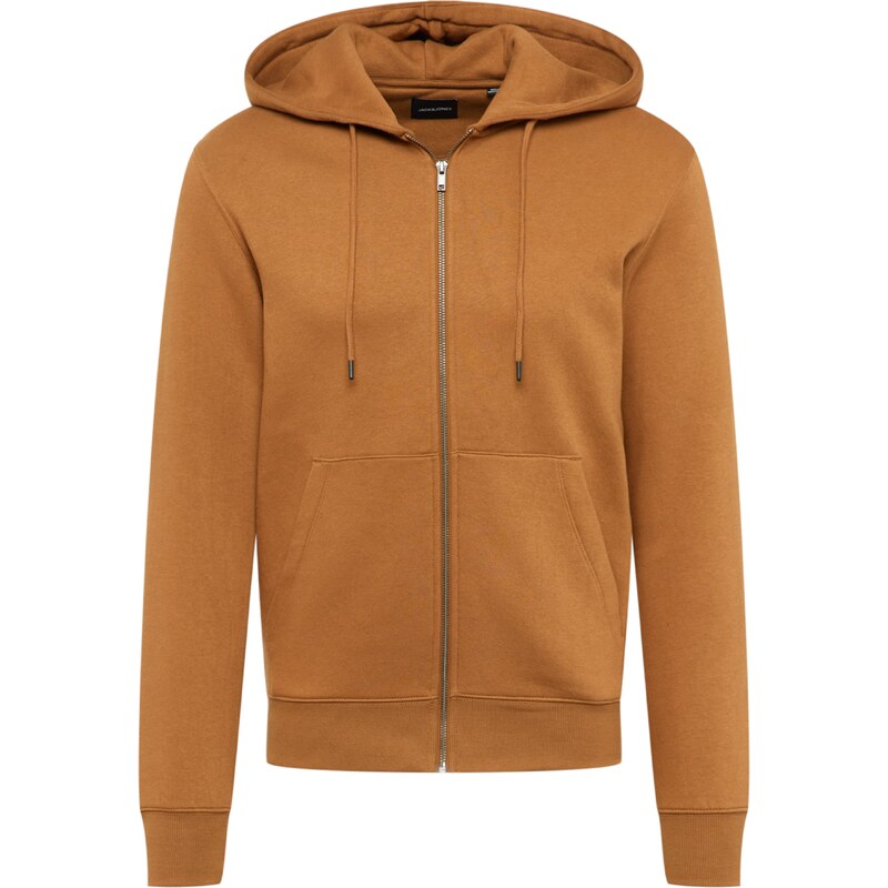 JACK & JONES Mikina JJEStar koňaková