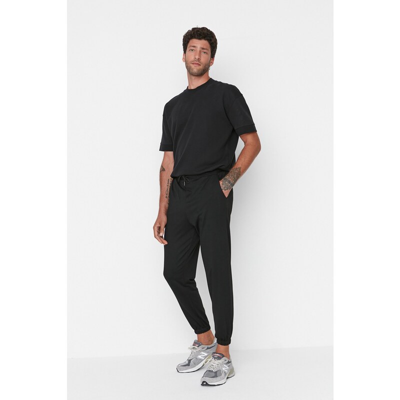 Trendyol Black Basic Oversize Fit Sweatpants Sweatpants